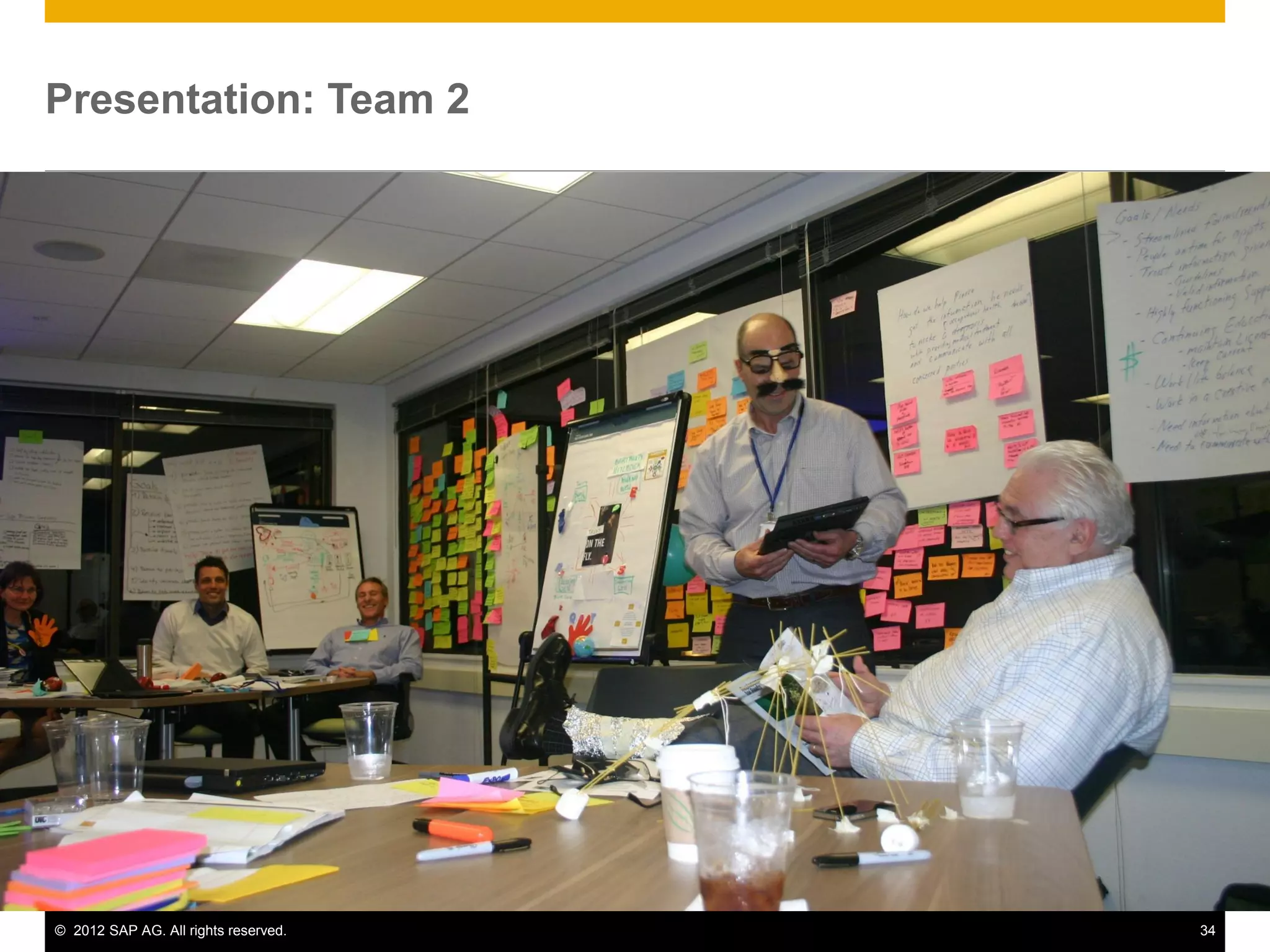 © 2012 SAP AG. All rights reserved. 34
Presentation: Team 2
 