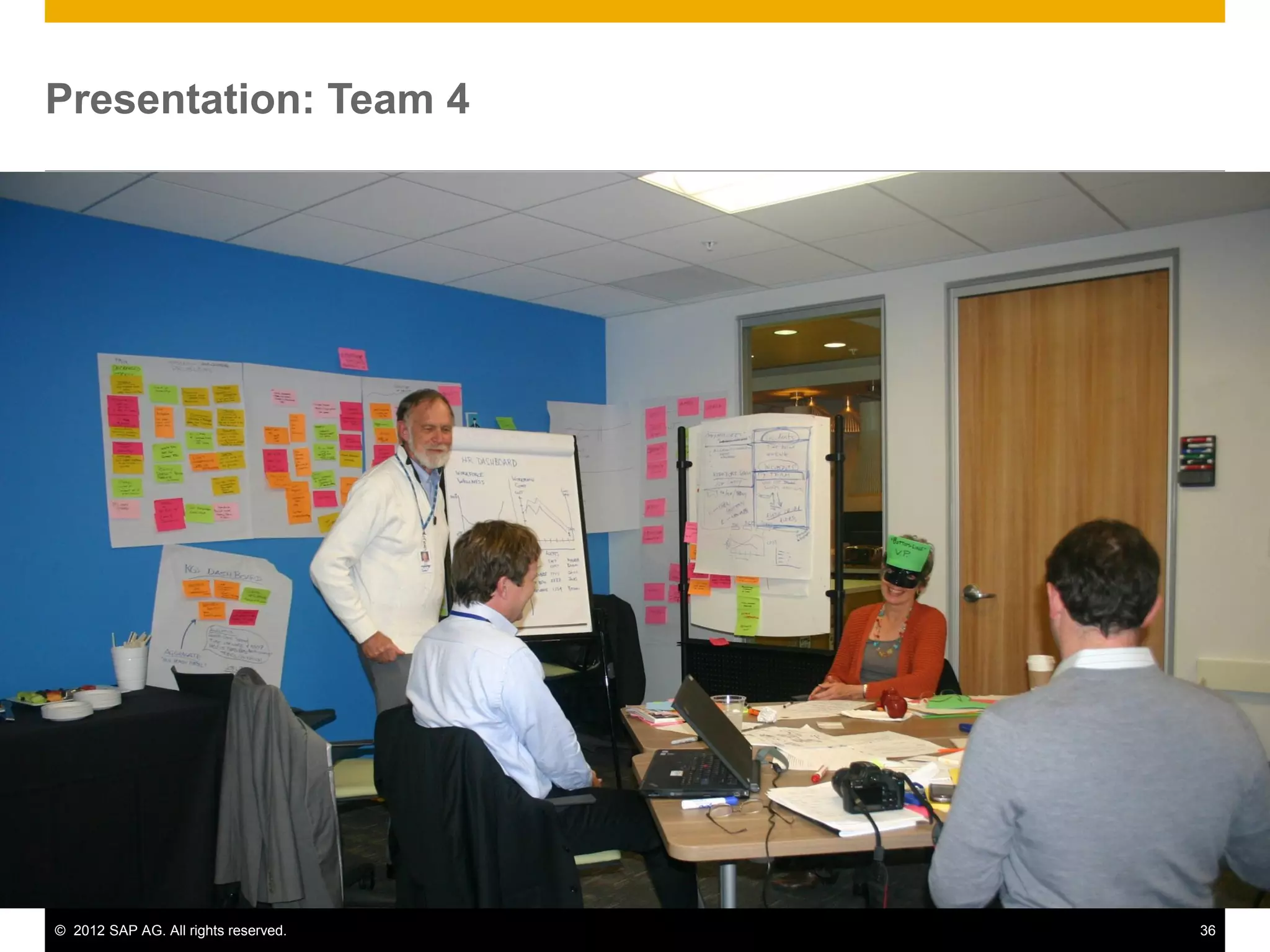 © 2012 SAP AG. All rights reserved. 36
Presentation: Team 4
 