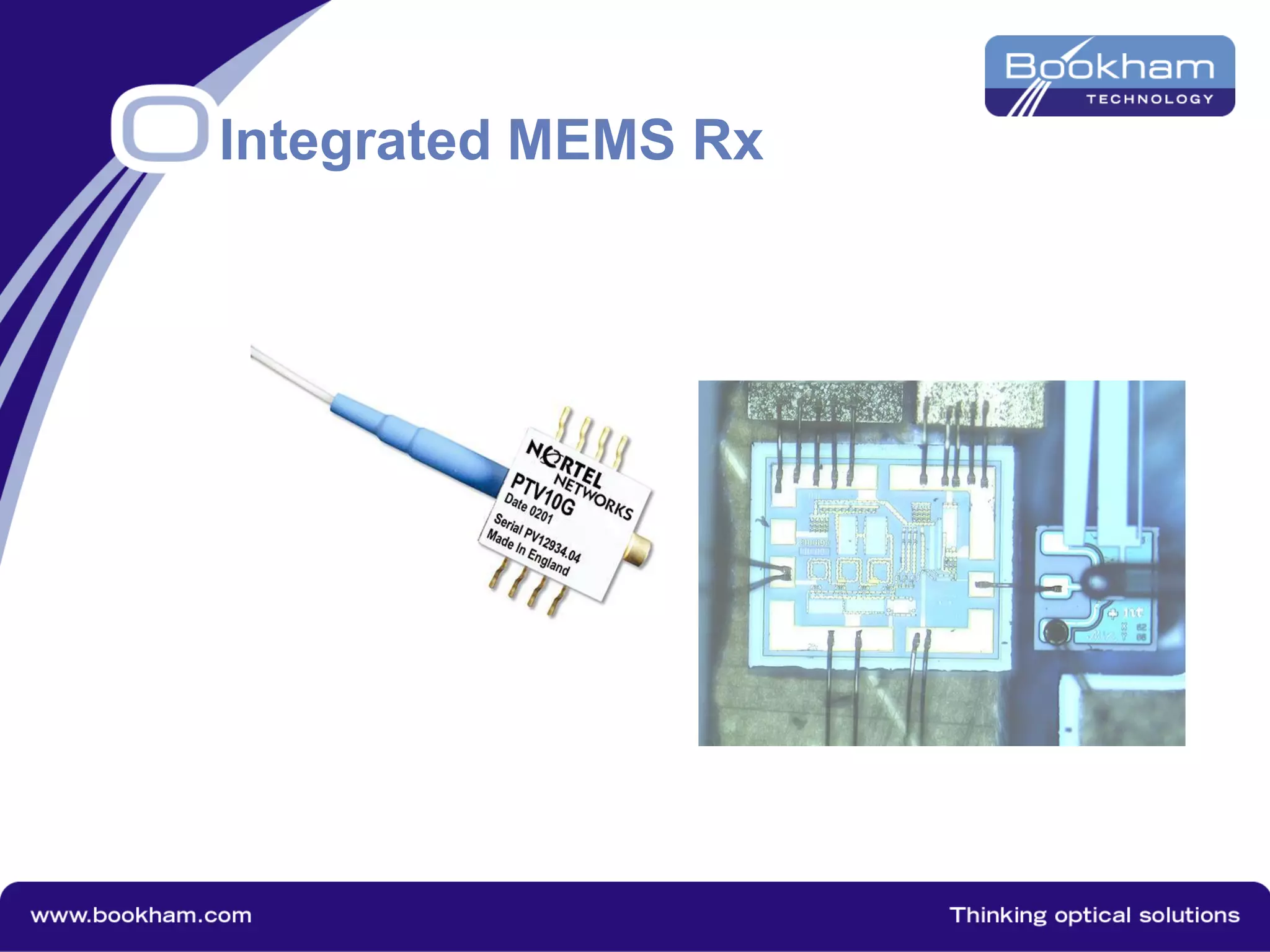 Integrated MEMS Rx
 