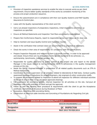 QA-QC_CIVIL ENGINEER | DOC