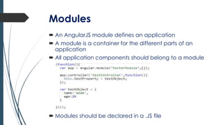Angular Presentation | PPT