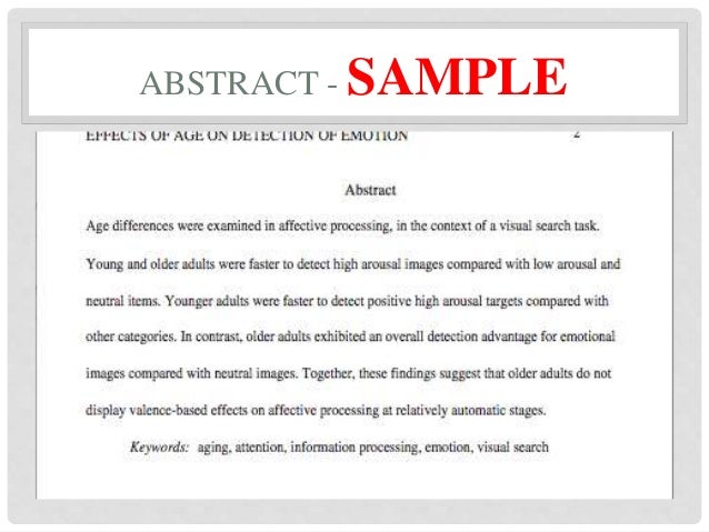 case study abstract apa