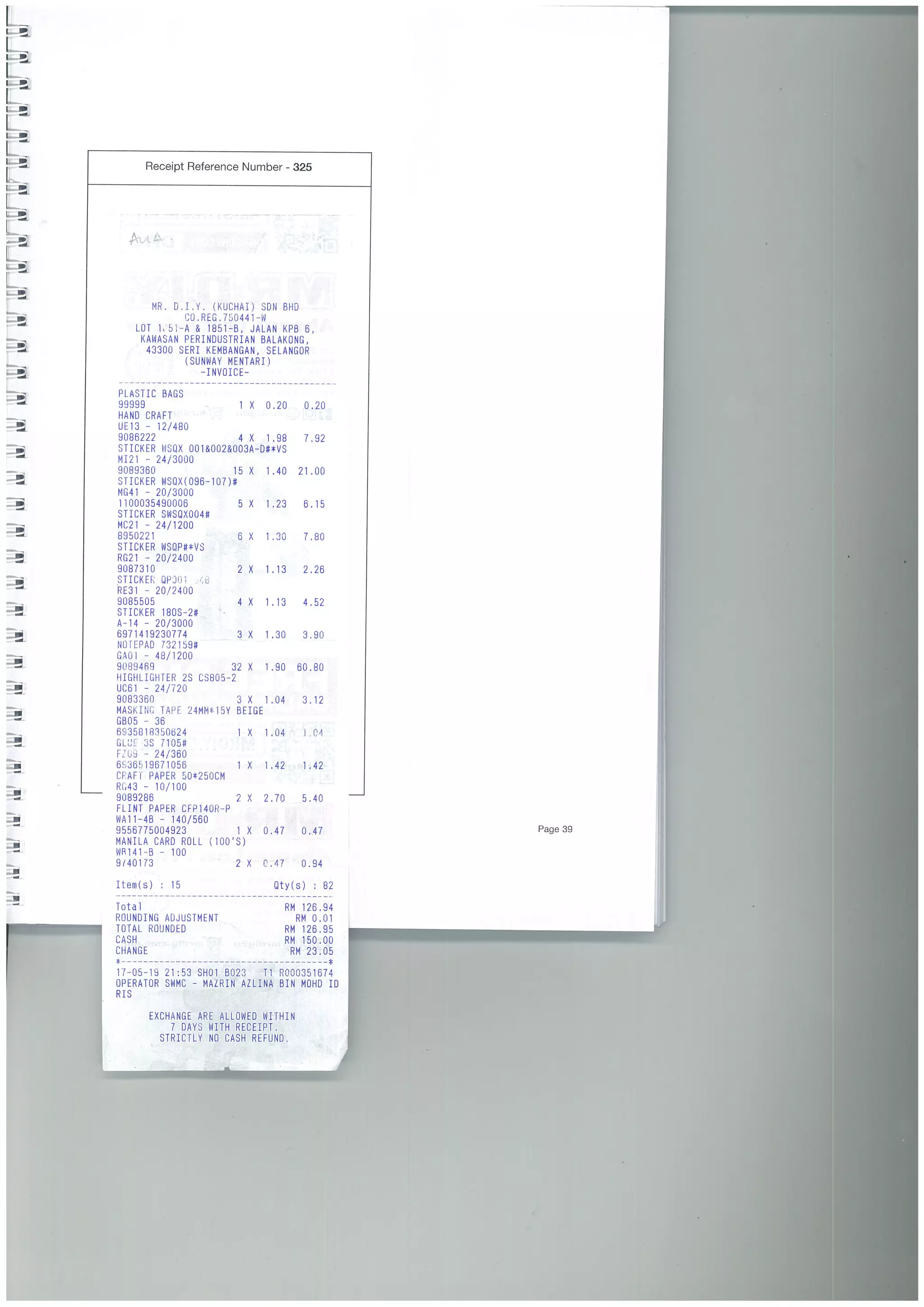 CSI Financial Report 