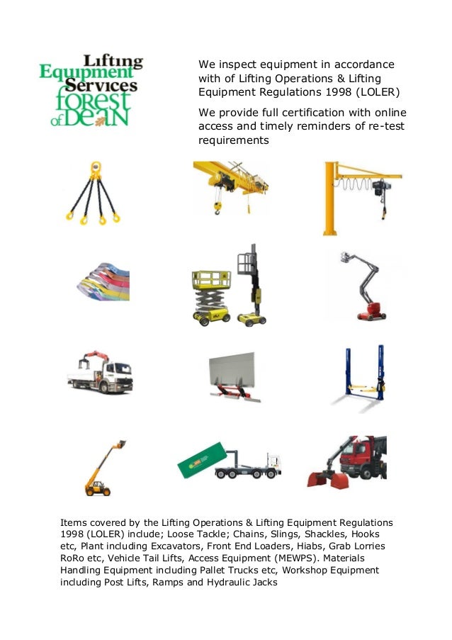 LOLER leaflet