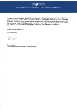 UK NARIC | PDF