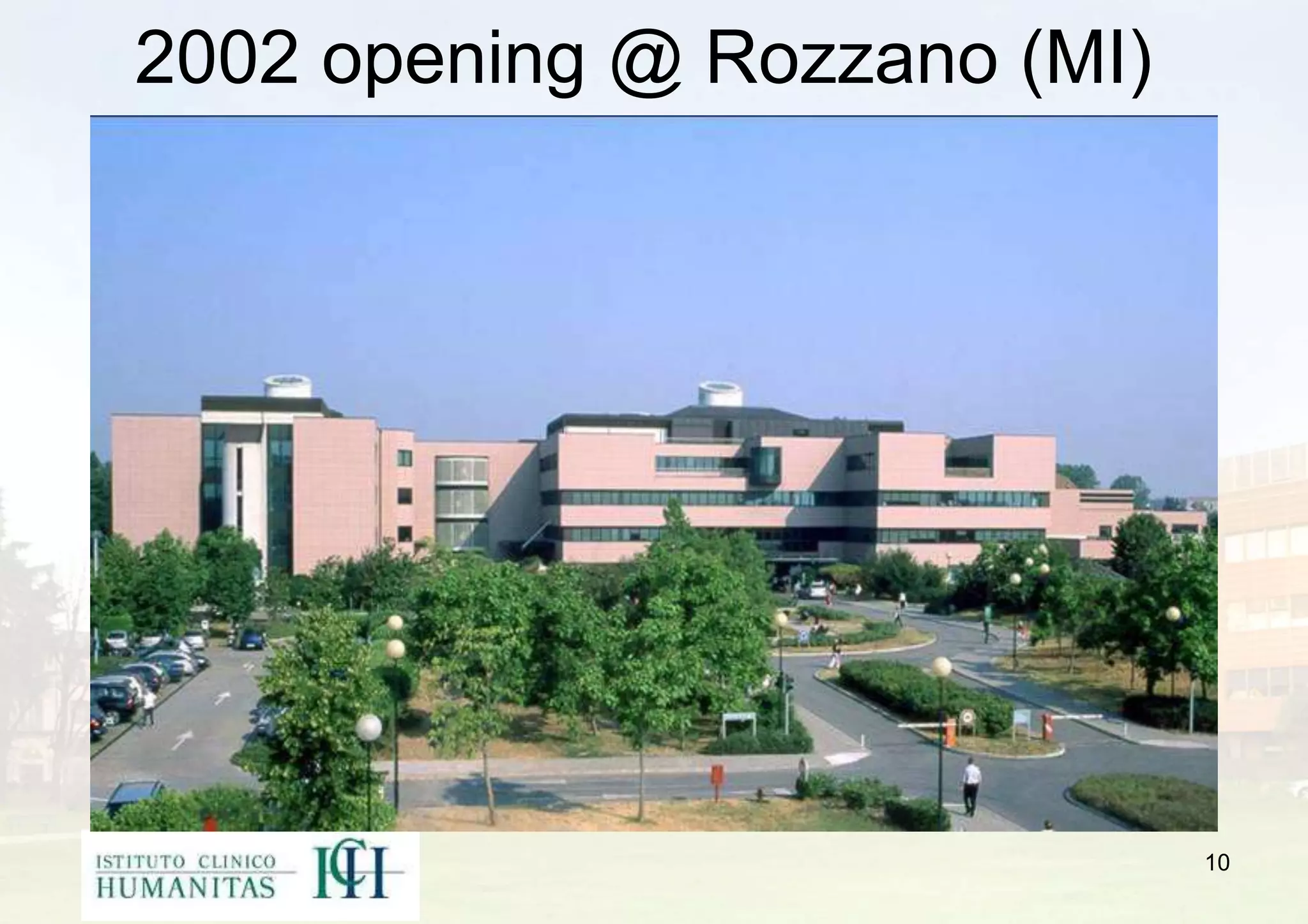 2002 opening @ Rozzano (MI)
10
 