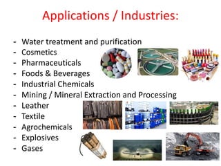 Chemical Engineering and its Applications (2) | PPTX