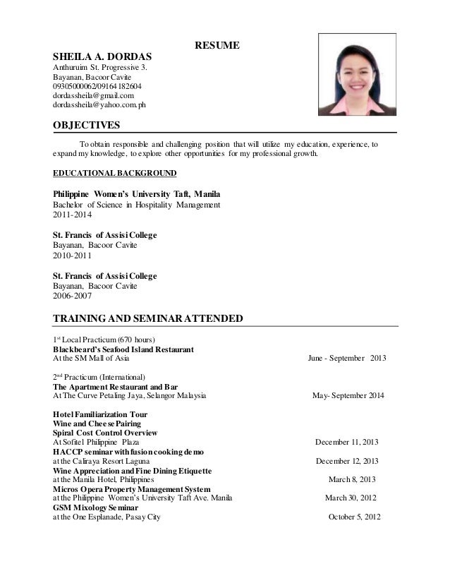 updated resume 2014
