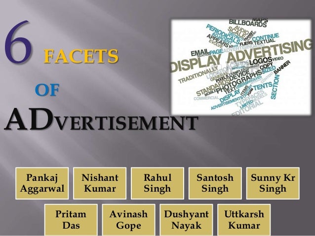 6 facet of advertisement facet def