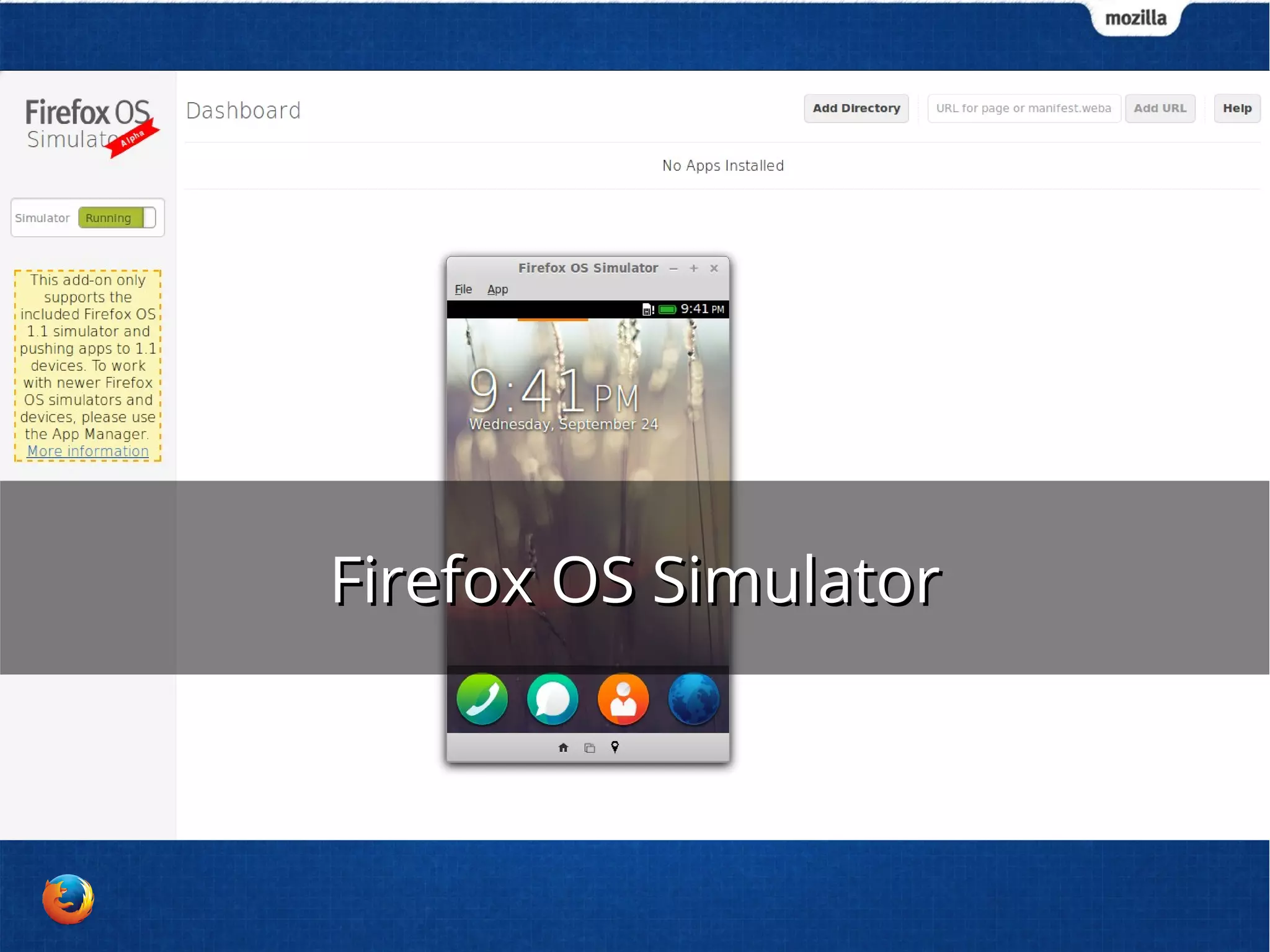FFiirreeffooxx OOSS SSiimmuullaattoorr 
 