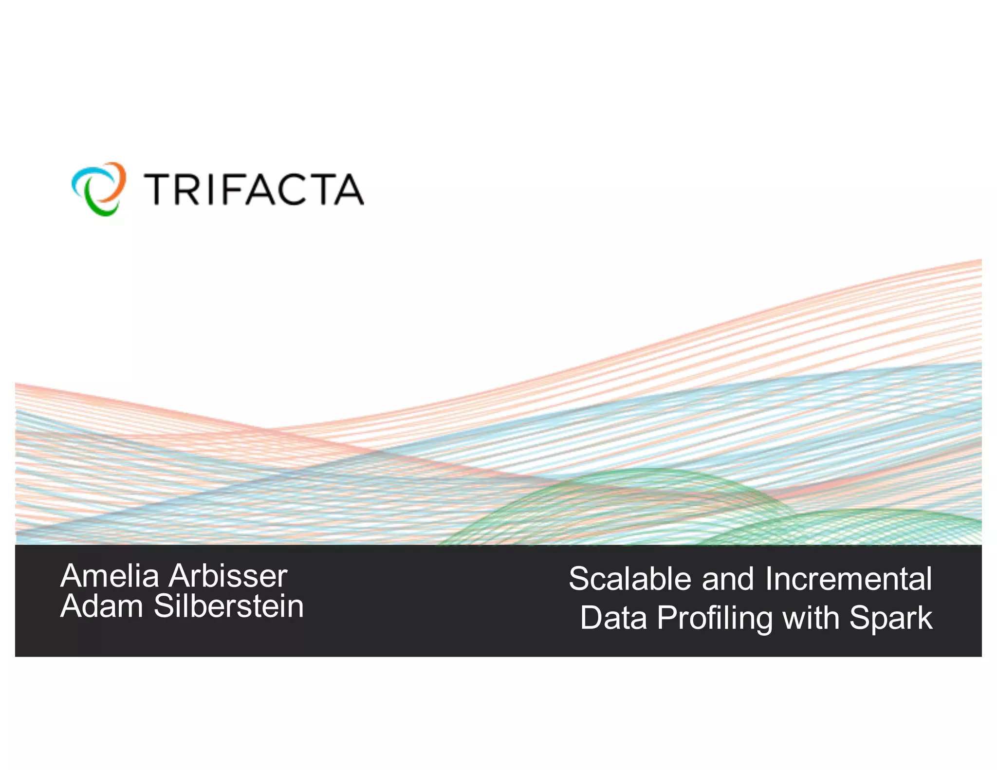 Scalable and Incremental Data Profiling with Spark Amelia Arbisser Adam Silberstein 