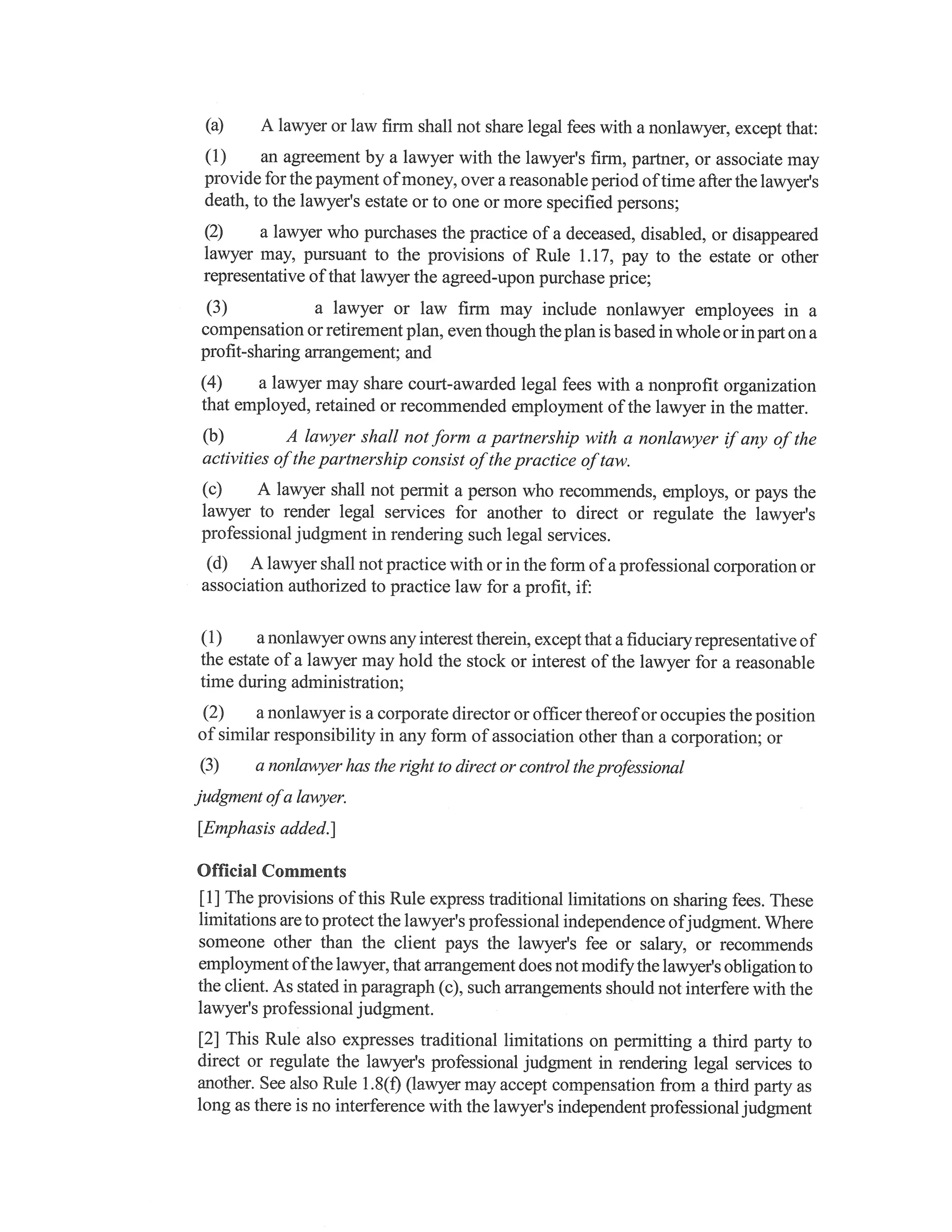 Maintaining an Ethical Practice-2015