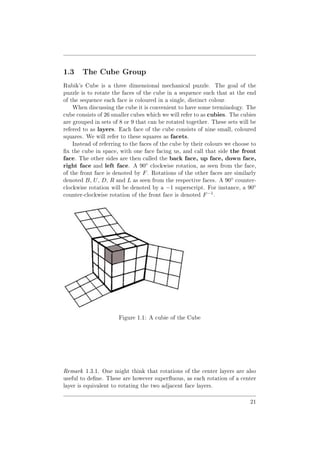 Cube Rotation Terminology rubikscube | PDF
