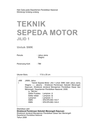 smk10 TeknikSepedaMotor Jalius | PDF