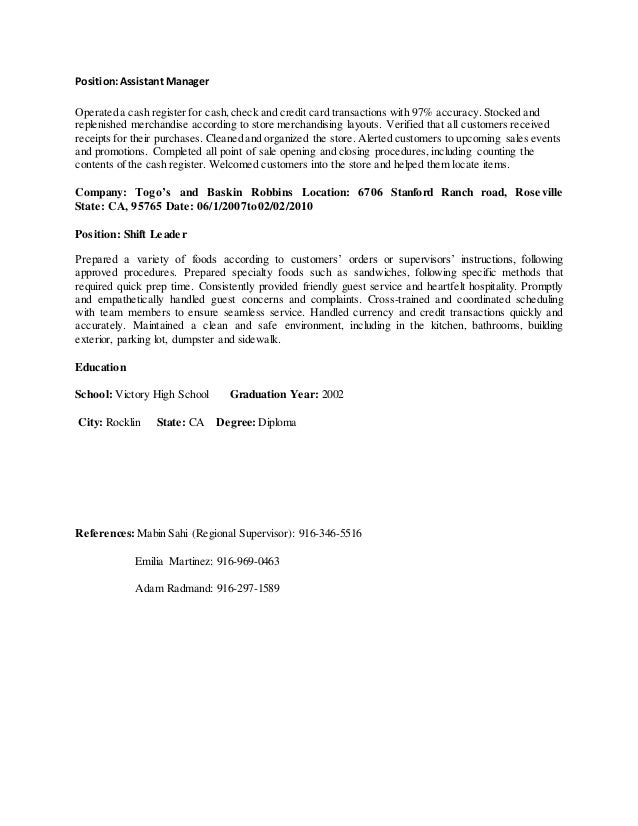 resume register