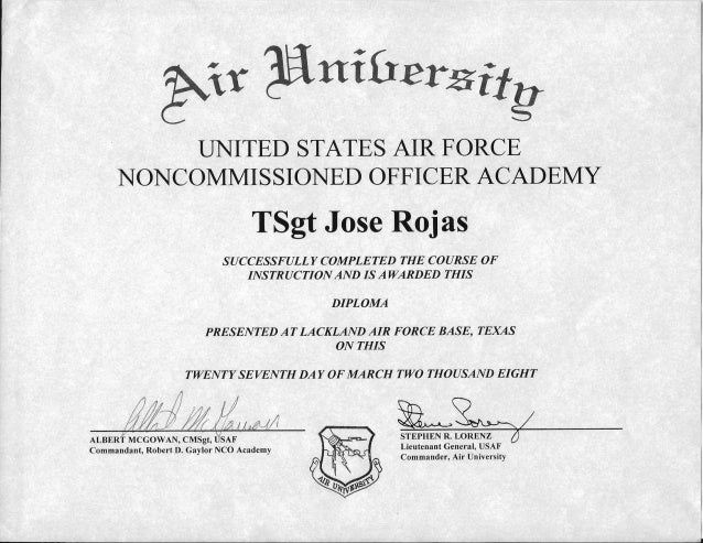 ccaf diploma