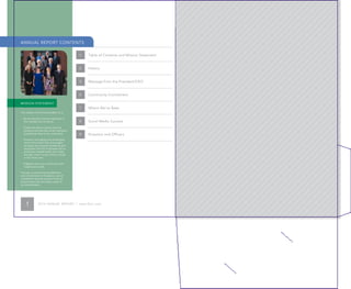 The mission of the Farmers Bank is to:
· Be the premier financial institution in
the markets that we serve;
· Create and deliver quality financial
products and services which represent
exceptional value to our customers;
· Provide a stimulating and challenging
work environment that encourages,
develops and rewards excellence and
recognizes that the employees are an
extremely valuable asset who make
the bank what it is and what it will be
in the future; and
· Diligently serve our community with
integrity and pride.
Through uncompromising dedication
and commitment to the above, we will
consistently achieve superior financial
performance that will create value for
our shareholders.
1. Table of Contents and Mission Statement
2. History
3. Message from the President/CEO
5. Community Involvement
7. Where We’ve Been
8. Social Media Success
9. Directors and Officers
Mission Statement
Annual Report Contents
1 2014 Annual Report | www.fbsc.com
 