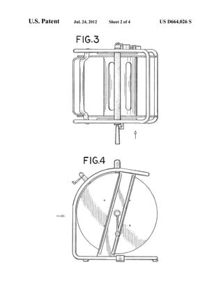US. Patent Jul. 24, 2012 Sheet 2 of4 US D664,026 S
FIGS
 