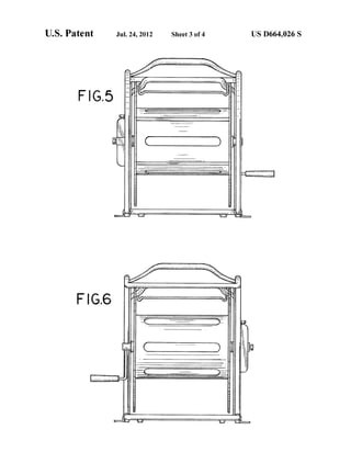 US. Patent Jul. 24, 2012 Sheet 3 of4 US D664,026 S
FIG.6 “
 
