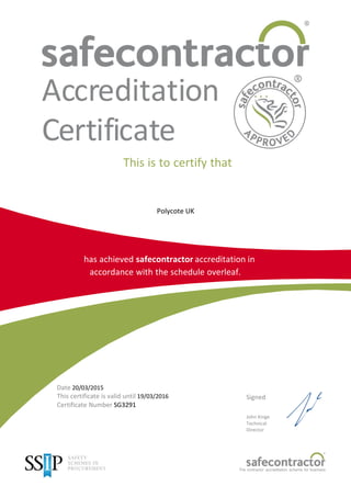 Safecontractor | PDF