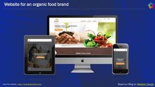 Website for an organic food brand
Read our Blog on Website DesignView the website : http://www.gofarmerie.com/
 