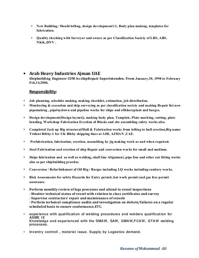 Dnv surveyor resume