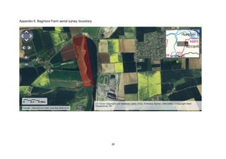 29
Appendix 6. Bagmoor Farm aerial survey boundary
 