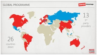 GLOBAL PROGRAMME
26
countries
direct
13
3rd
party
providers
 