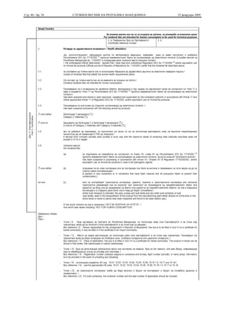 Стр. 80 - Бр. 28   СЛУЖБЕН ВЕСНИК НА РЕПУБЛИКА МАКЕДОНИЈА   25 февруари 2009
 