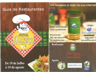 VI Festival Gastronômico de Lima Duarte