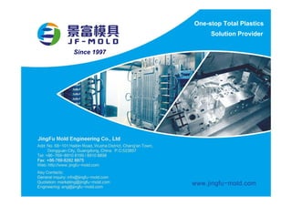 One-stop Total Plastics
Solution Provider
Since 1997
 