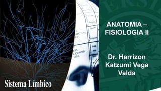 ANATOMIA –
FISIOLOGIA II
Dr. Harrizon
Katzumi Vega
Valda
 