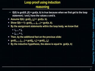 #6 formal methods – loop proof using induction method | PPTX