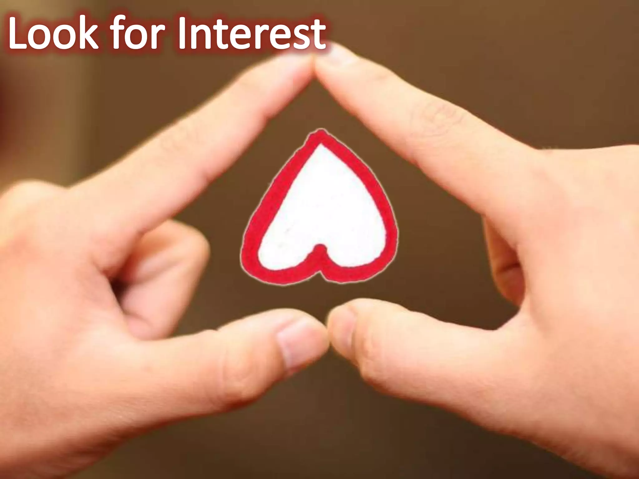 Look for Interest