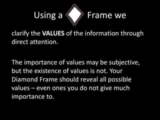 Importance Frame 6 Frames for Thinking About Information | PPSX