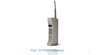 Fig.2 1G Mobile technology
12
 
