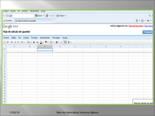 Mtra de Informática Verónica Blanco 17/02/10 