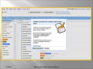 Mtra de Informática Verónica Blanco 17/02/10 