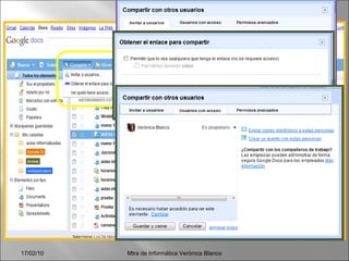 Mtra de Informática Verónica Blanco 17/02/10 