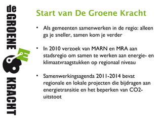 De groene kracht, met nieuwe energie uit de regio Arnhem Nijmegen