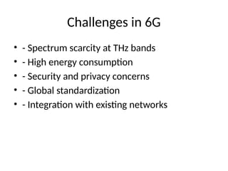 Overview of the Next Generation Wireless Communication | PPT