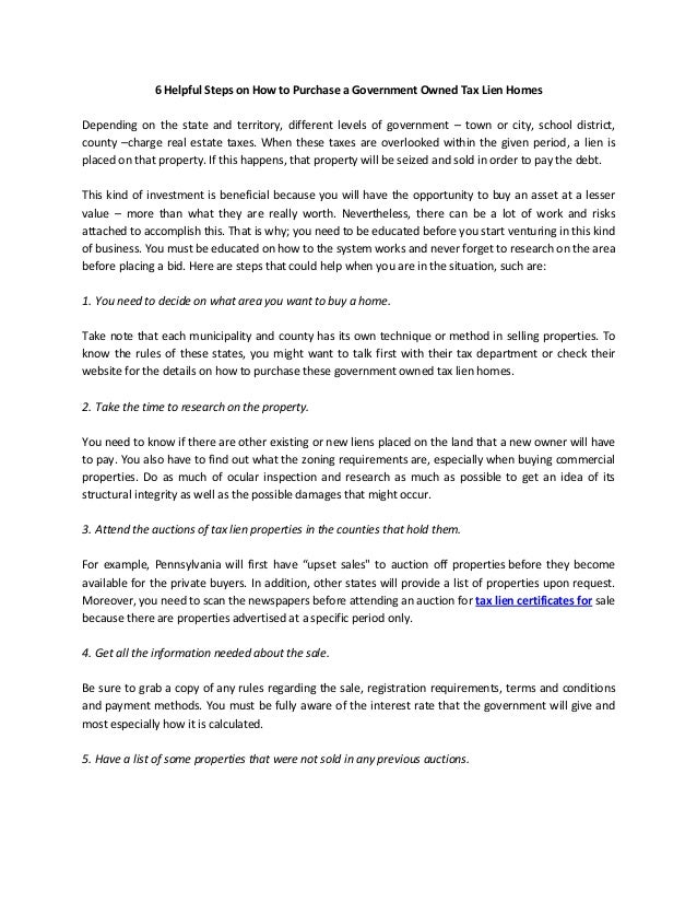 can i buy a house if i have a tax lien