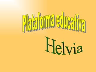 Plataforma educativa Helvia 