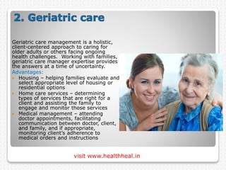 6 home care services and advantages
