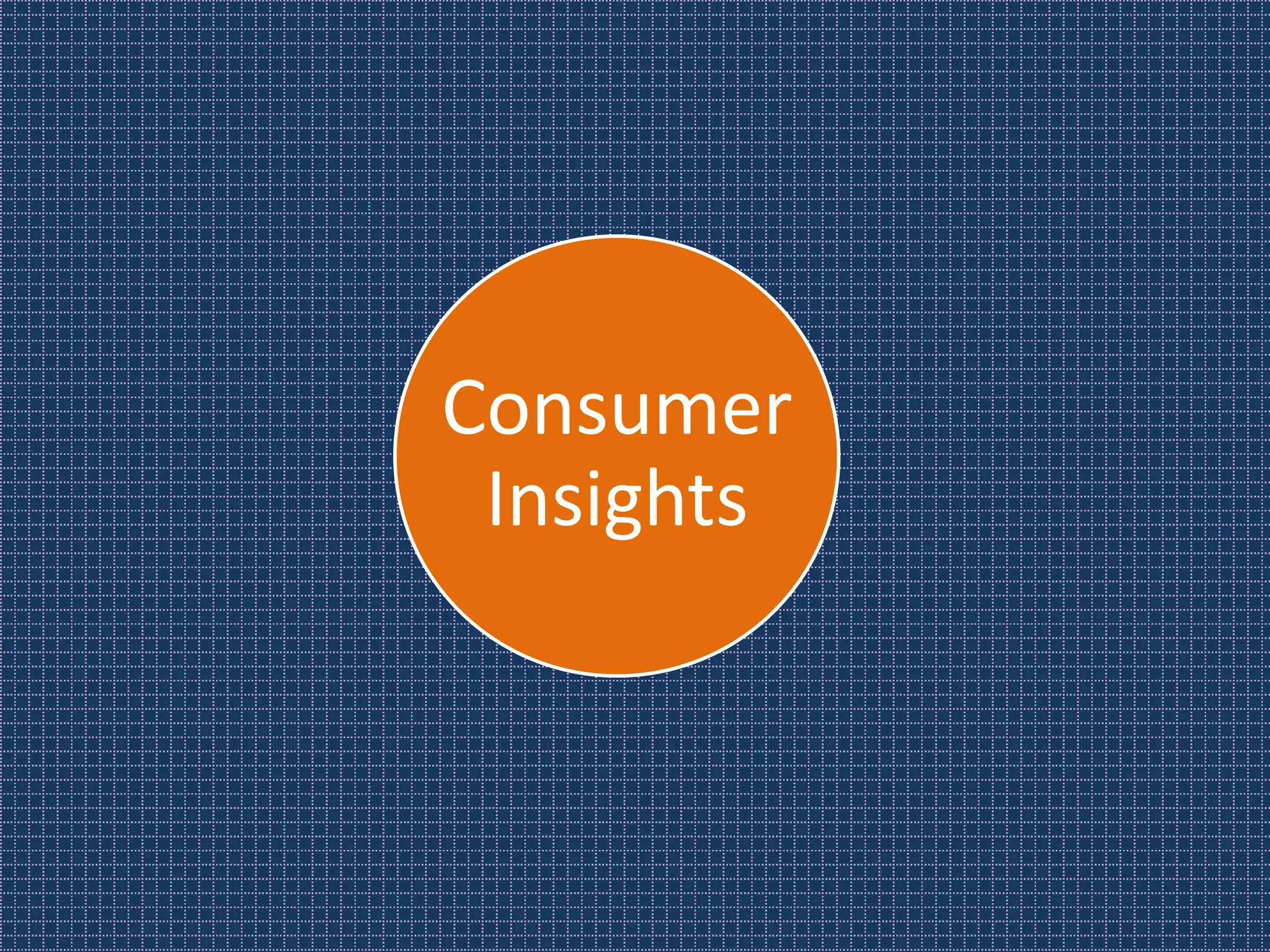 Consumer
Insights

 