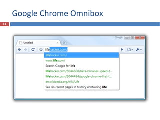 Google Chrome Omnibox
31
 