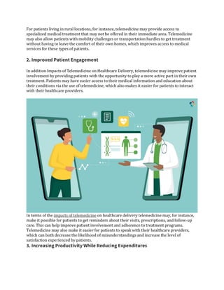Impacts of Telemedicine on Healthcare Delivery: Dangerous 6 | The ...