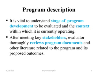 Models To Review Programs Comprehensive Guide to Program Description and Logic Models in Public ...