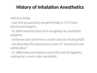 6) Inhalation Anesthesia.pptx the best possible | PPTX