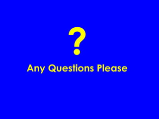 ?Any Questions Please
 